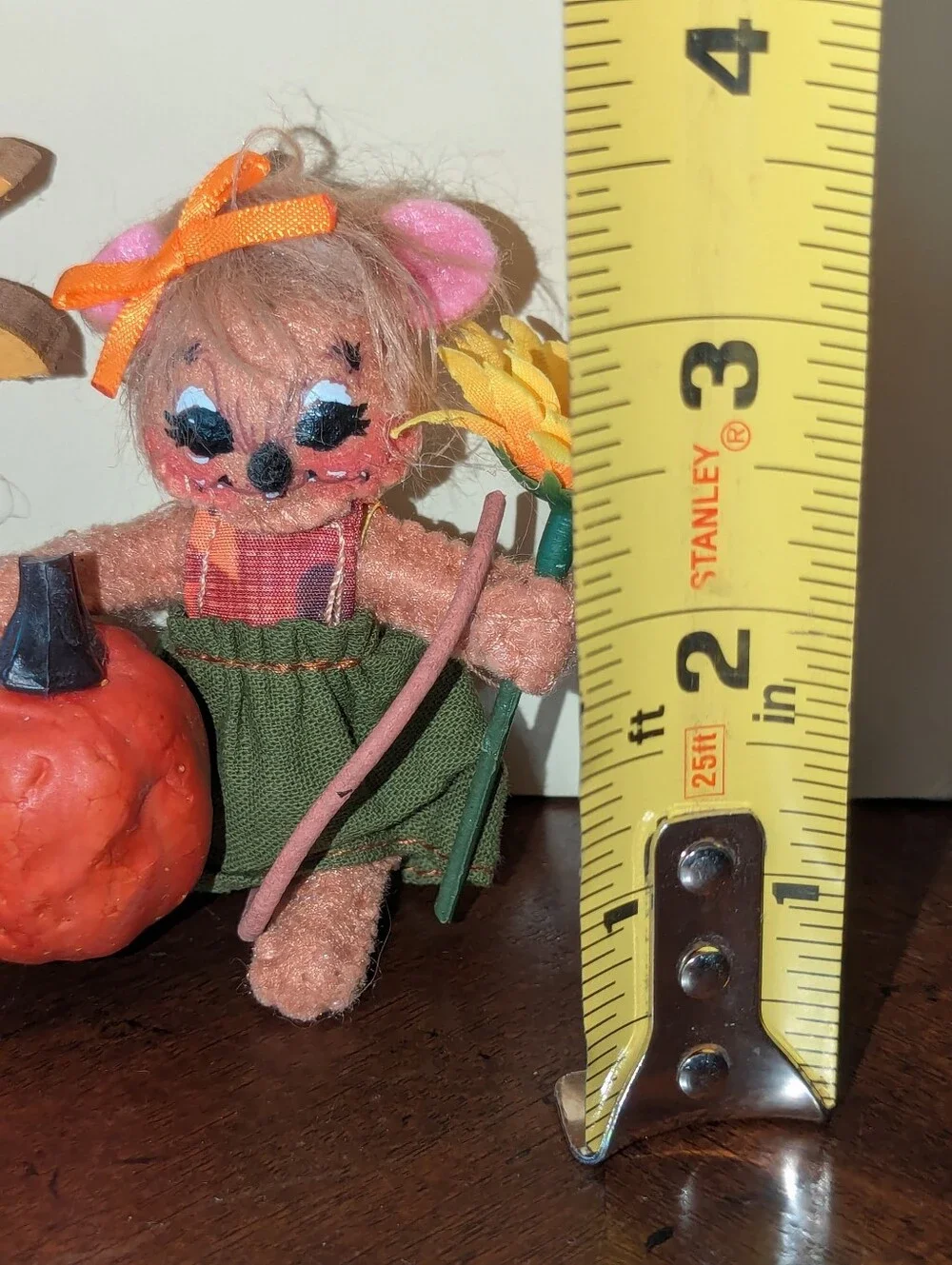 Annalee Doll Fall Harvest Mouse Duo Lot - 2020 Cute Mice Holiday Decor